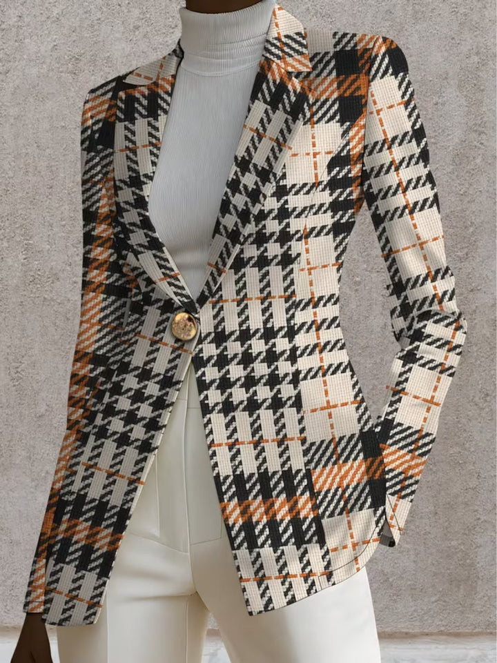 Christiane | Blazer mit Hahnentrittmuster