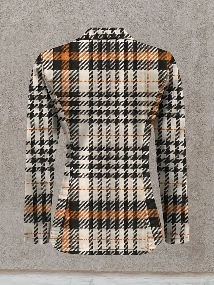 Christiane | Blazer mit Hahnentrittmuster