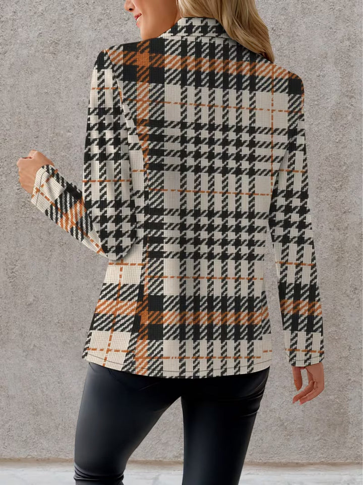 Christiane | Blazer mit Hahnentrittmuster