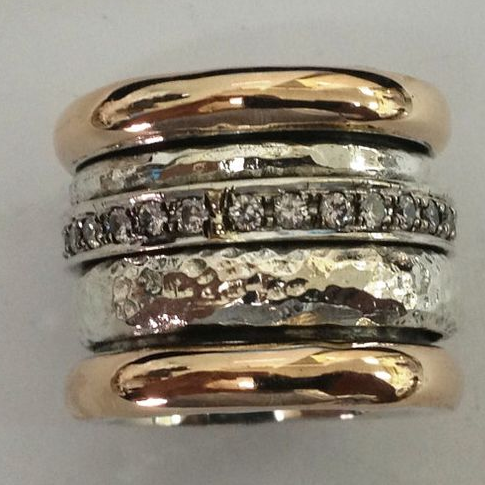 Linde | Vintage Goldring in dicker Schichtung