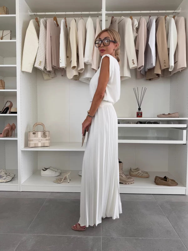 Magdalena | Elegantes Plissee-Ensemble