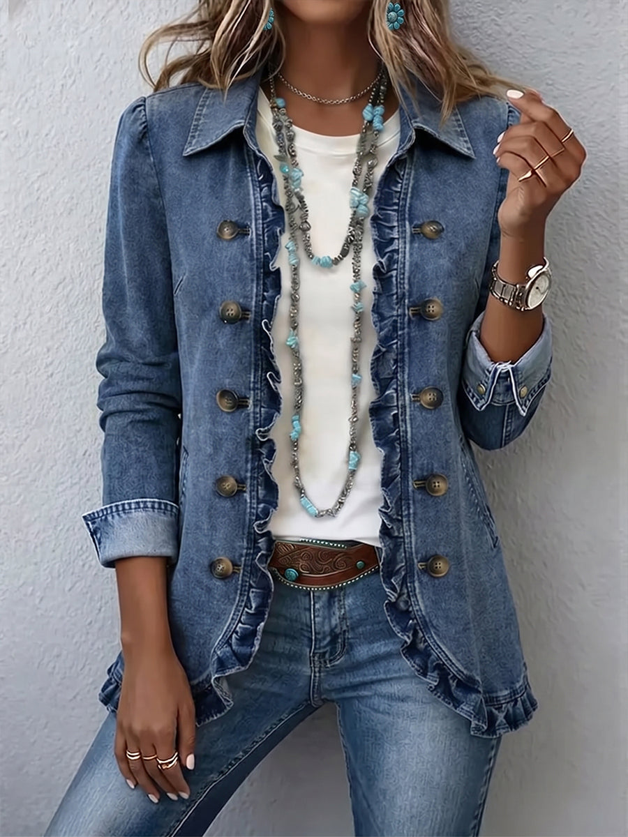 Martina | Jacke mit Rüschen