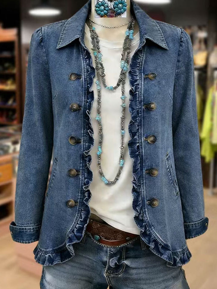 Martina | Jacke mit Rüschen