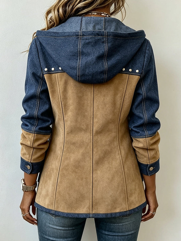 Regine | Patchwork-Jacke mit Kapuze