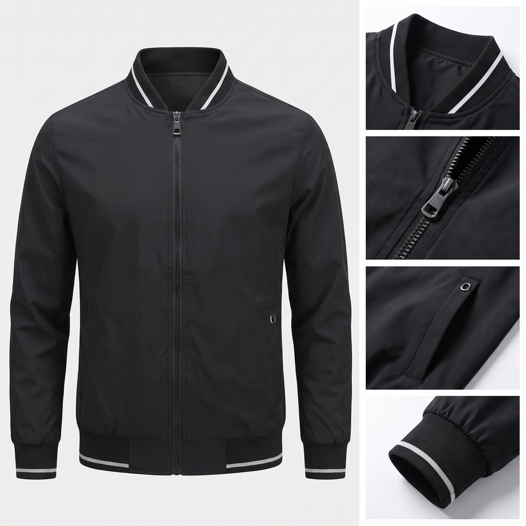 Werner | Schwarze Bomberjacke