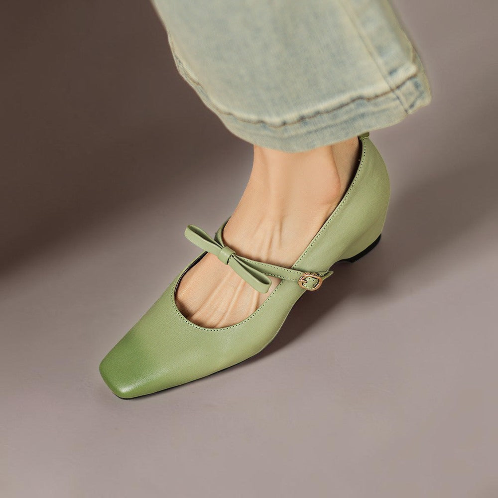 Emilia | Elegante Mary Janes Mit Schleife
