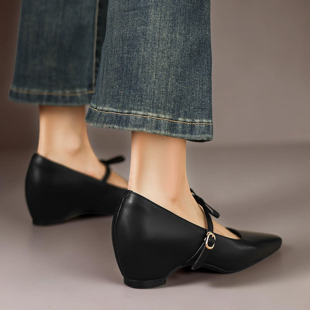 Emilia | Elegante Mary Janes Mit Schleife