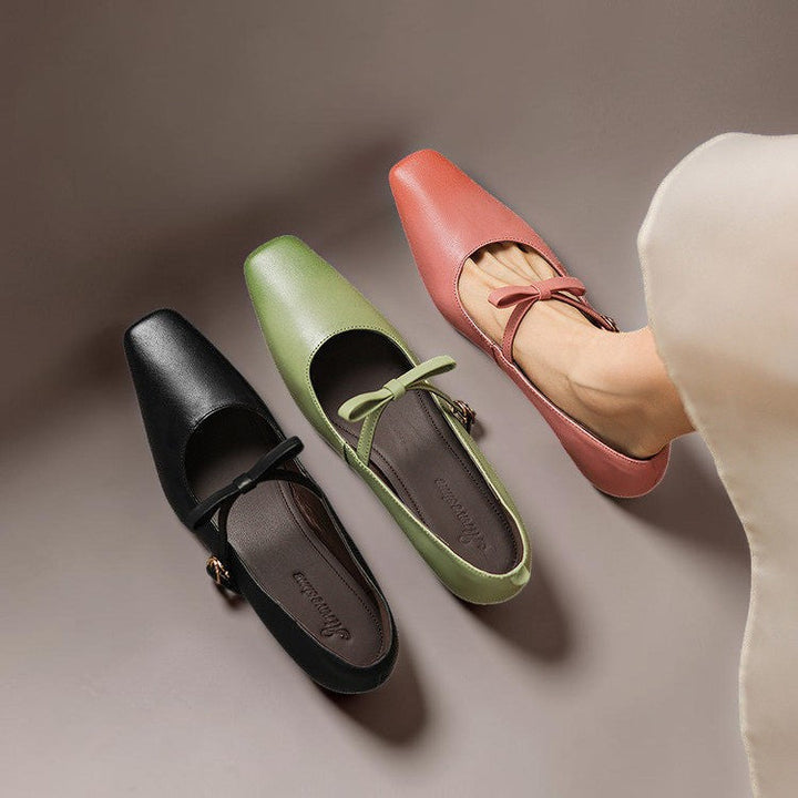 Emilia | Elegante Mary Janes Mit Schleife