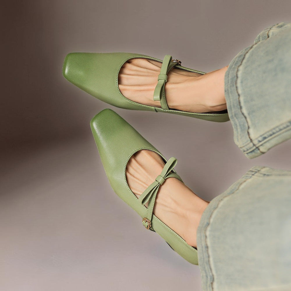 Emilia | Elegante Mary Janes Mit Schleife