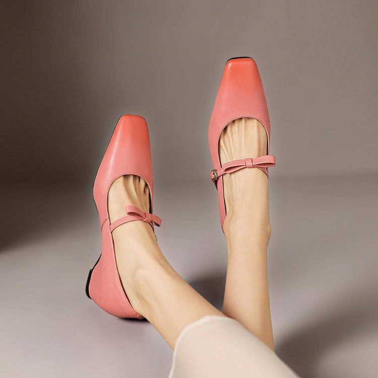 Emilia | Elegante Mary Janes Mit Schleife
